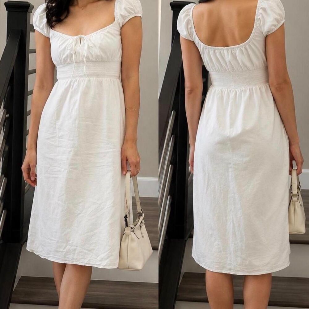 Reformation Women's White Dress